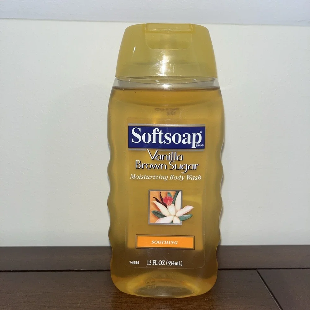 SoftSoap Vanilla Brown sugar Moisturizing Body Wash 12 fl. oz. HTF Discontinued